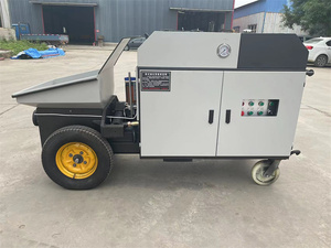 Pompe à béton portable avec moteur, haute efficacité, productivité de 25 m³/h, mousse et transfert - Product Image 6