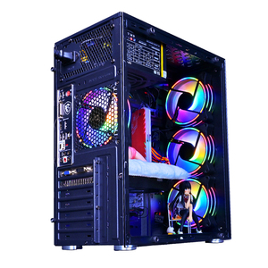 SNOWMAN Nouveau style <span class=keywords><strong>pc</strong></span> armoire Top <span class=keywords><strong>alimentation</strong></span> gaming ATX mid tower <span class=keywords><strong>gamer</strong></span> boîtier d'ordinateur avec ventilateur RVB boîtiers d'ordinateur de jeu - Product Image 2