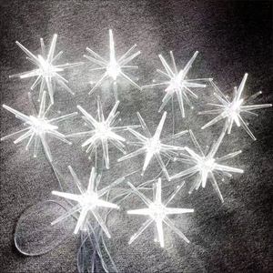 Luzes Decorativas de Cortina LED em Forma de Estrela para Casamentos, Luzes de Teto LED com 10 Pontas - Product Image 6