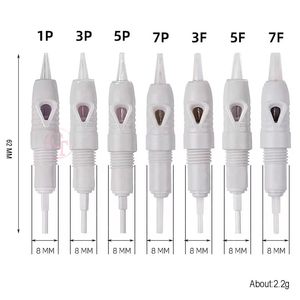 Aiguilles jetables pour machine à tatouer semi-permanente pour maquillage des sourcils, des lèvres et des yeux - Product Image 2