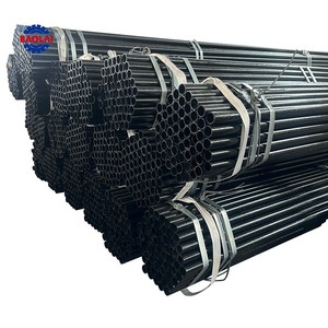 Tuyau sans soudure API 5L ASTM A106 A53 <span class=keywords><strong>GR</strong></span>.B SCH40 SCH80 Tube en acier au carbone peint en noir Tube en acier sans soudure - Product Image 1