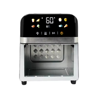 Four à vapeur et friteuse à air électrique multifonctionnel en métal grande capacité avec cuisson vapeur pour la cuisine domestique