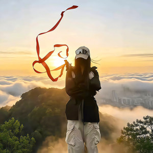 Qiwang Hiking Pole <b>Ribbon</b> 4Cm X 22M <b>Red</b> For Summit Photography Outdoor Use - Product Image 1
