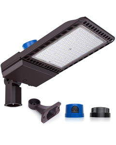 IP65 không thấm nước 100W LED shoebox ánh sáng 100-277V/347V đa chức năng cài đặt cách Nhôm Cơ thể DLC/ETL được liệt kê ánh sáng đường phố - Product Image 1