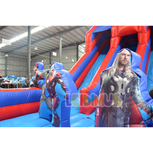 Lâu Đài bơm hơi thiết kế mới nhất trượt đôi lâu đài bouncy người nhện trượt bơm hơi khổng lồ trượt nước để bán - Product Image 3