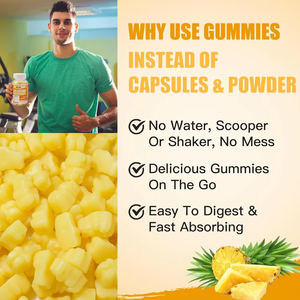 Gomitas de creatina especialmente diseñadas que mejoran la fuerza muscular Gummy Energy Boost Muscle Building Gummy Candy - Product Image 4