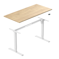 Richmat Bureau d'ordinateur simple à hauteur réglable Table de bureau à hauteur réglable Bureau du PDG exécutif Bureau de bureau