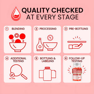 תווית פרטית מגנזיום אשלגן gummies תוספת עם אבץ, סידן, קואנזים q10, ויטמין ד 3 & פלפל שחור להגביר חסינות - Product Image 6