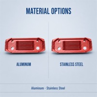 Pièces usinées CNC de précision en alliage d'aluminium anodisé rouge pour boîtiers de robots et composants automobiles - Services de fabrication sur mesure