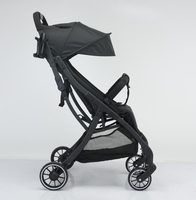 Poussette rose 2025 pour bébé et tout-petit avec grande roue en PU, poussette pour bébé