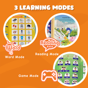 Libro <span class=keywords><strong>de</strong></span> Sonidos <span class=keywords><strong>de</strong></span> Dinosaurios con Forma <span class=keywords><strong>de</strong></span> Hipopótamo, Módulo 6, Botones <span class=keywords><strong>de</strong></span> Presión, <span class=keywords><strong>Libros</strong></span> <span class=keywords><strong>de</strong></span> Cuentos en Inglés y <span class=keywords><strong>Español</strong></span> para Niños - Product Image 4