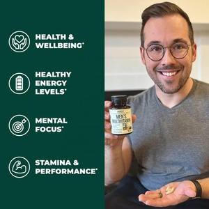 OEM Multivitamines-Supplément pour hommes-Supplément quotidien de multivitamines et multiminéraux pour hommes pour l'énergie, la concentration et la performance - Product Image 2