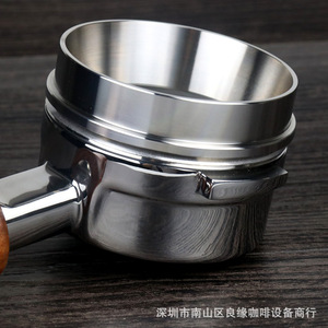 วงแหวนรับผงกาแฟสแตนเลส 51 53 58 มม. แบบยูนิเวอร์แซล พร้อมคลิปหนีบด้านใน ป้องกันการกระเด็น - Product Image 2