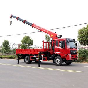 Camion de levage Dongfeng Changxing D3V 4x2 avec grue à flèche droite Sany de 10 tonnes pour le levage de marchandises en entrepôt, en cour et au port - Product Image 2