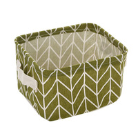 Sac de rangement pour outils compressé sous vide rectangulaire, écologique, pliable, en tissu polyester, panier de rangement pour salon