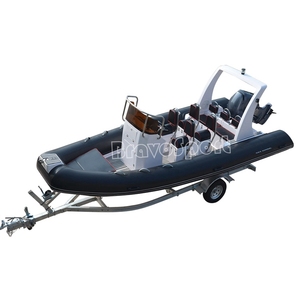 19ft RIB 580 Hypalon Bateaux à rames en caoutchouc gonflable Gommone coque en fibre de verre à vendre - Product Image 6