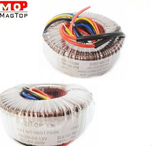 ROHS 50/60Hz 220V 120V 24V 12V 3A 3000mA 5A 20A 30VA 50VA Toroidal Điện Biến Áp - Product Image 5