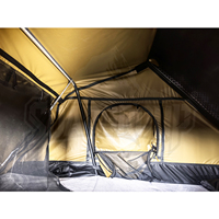 Tente de toit rigide en ABS sur mesure OEM, profil haut, ouverture latérale, étanche, pour véhicules tout-terrain 4x4