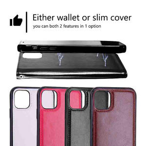 Custodia per telefono a portafoglio in pelle 2 in 1 custodia per telefono cellulare per iPhone 13 Pro Max custodia porta slot per Samsung S22 Ultra A52 - Product Image 5