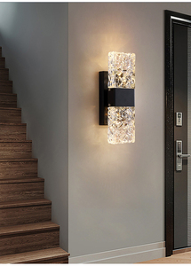 Luce Post-moderna <span class=keywords><strong>lampada</strong></span> <span class=keywords><strong>da</strong></span> parete di cristallo di lusso studio camera <span class=keywords><strong>da</strong></span> letto sala <span class=keywords><strong>da</strong></span> pranzo corridoio <span class=keywords><strong>balcone</strong></span> scale <span class=keywords><strong>lampada</strong></span> <span class=keywords><strong>da</strong></span> parete <span class=keywords><strong>da</strong></span> comodino - Product Image 6