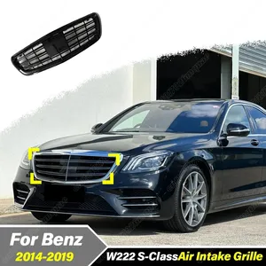 Pour Mercedes Classe S W222 S320 S400 S350 S500 S450 S600 2014 2015 2016 2017 2018 2019 Kit carrosserie calandre d'admission d'air avant - Product Image 1