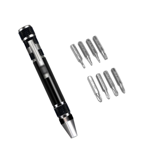 Kit d'outils portables multifonction 8-en-1 en gros : stylo tournevis de poche pour réparation de téléphones portables avec embouts - Product Image 1