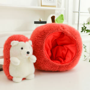 CPC yanxiannv <span class=keywords><strong>Valentine</strong></span> 2024 Tiktok Venta caliente juguetes suaves peluche rojo manzana erizo muñeca - Product Image 5