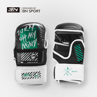 BN Gants de boxe Gants Mma Logo personnalisé Protecteur de sport Gants de combat MMA