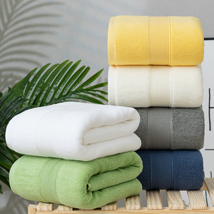 Home Luxury Cotton 70x140cm Custom Adult Towel Cotton Patterned Bath Towels - Product Image 1