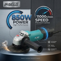 Meuleuse d'angle miniature filaire PUSELLO 850W 11000 tr/min 4/4,5/5 pouces pour la découpe et le polissage des métaux OEM