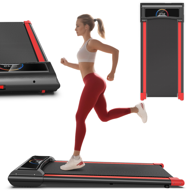 Quiet Mini Home Use Wireless Electric Treadmill Portable Folding Walking Pad Wide Tread Belt Foldable LED Calorie Tracking