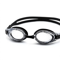 Lunettes de natation AF-5901 écologiques, légères, anti-buée, protection UV, sangle en silicone à ajustement rapide pour l'entraînement des adultes