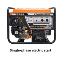 Tragbarer Benzin-Generator 220V/380V Auto Open Frame 9,5kW 550cc Motor Camping DC Haushalt Industrie Fernstart 4G WLAN