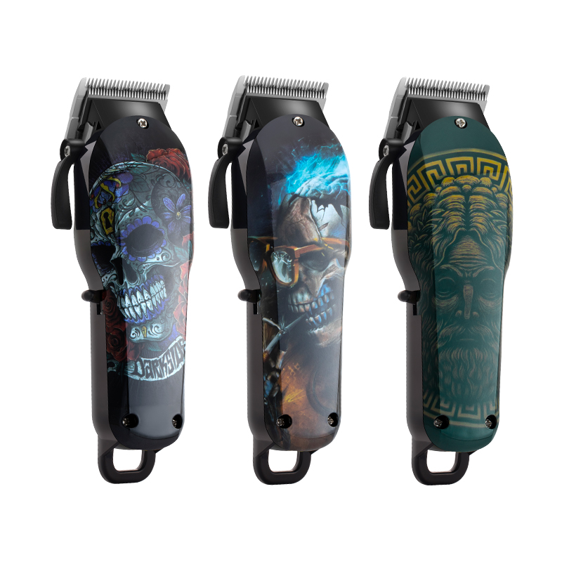 Kemei KM-735 профессиональная машинка для стрижки волос 2200 мА литиевая батарея быстрой зарядки в плоской спиралевидной форме черепа для стрижки волос человек машина Инструменты для укладки волос