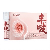 Fengbo Papaya Kudzu Triple Action Liquide Oral & Comprimés Soin des Seins pour Femmes Collagène Peptide