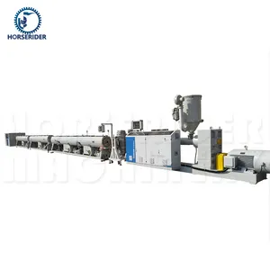 HorseRider 20-110mm Plastic PE PPR HDPE Pipe Line of Water Pipe Making Machine For Plastic Pipe Extrusion Line