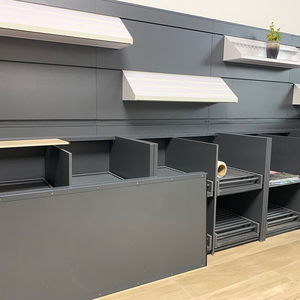 Gạch hiển thị đơn vị tráng men Slate gốm kim loại kệ trưng bày cho tấm đá cẩm thạch kết hợp tủ - Product Image 4