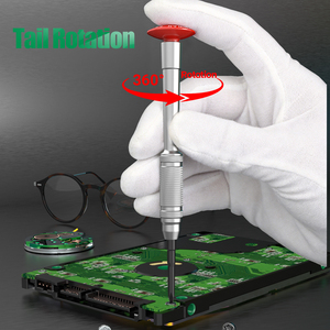 <span class=keywords><strong>Tournevis</strong></span> de précision allemand - Acier allié S2 avec rotation à 360° °   Capuchons rotatifs et embouts codés par couleur pour la réparation de téléphones portables et d'électronique - Product Image 4