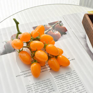 Tomates Cherry Artificiales de Alta Calidad, Decoración de Frutas Falsas para el Hogar, Cocina, Fiestas, para Navidad - Product Image 2