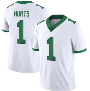 Fãs Marca Eagle American Football Team Men Round Casual Plain Basketball Jersey Set Quantidade Loose New Jersey Set - Product Image 3