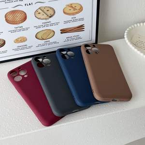 Nouvelle coque pour iPhone 16, TPU liquide, couleur unie, protection intégrale pour iPhone 15 Pro Max - Product Image 1