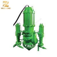 Agitateur de pompe à boue submersible haute pression en alliage de chrome robuste pour l'extraction du sable et l'entretien des barrages, haute efficacité