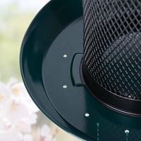 Mangeoires à oiseaux sauvages en métal grillagé résistant à la rouille pour extérieur, tube suspendu pour pinsons, jardin, capacité de 2 lb de graines de thistle