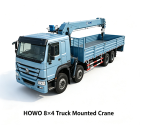 Grue montée sur camion Sinotruk 8x4, fournie directement par l'usine, mode d'opération personnalisé, grue hydraulique <span class=keywords><strong>de</strong></span> levage <span class=keywords><strong>de</strong></span> charges - Product Image 4