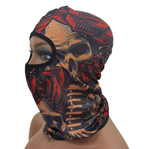 कस्टम लोगो मुद्रित शीतलन सूर्य संरक्षण पुरुष मोटरसाइकिल साइकिल चलाना हेलमेट आंतरिक लाइनर फेस स्की मास्क बैलाकलव स्किमस्क बिक्री के लिए - Product Image 5