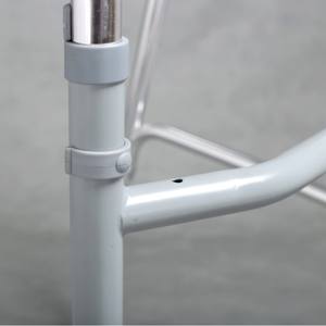 รถเข็นเคลื่อนที่4ล้อพร้อมกรอบอลูมิเนียมพับได้และที่จับปรับความสูงได้ - Product Image 3