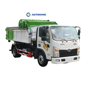 Howo 4X2 brazo de gancho/camión contenedor desmontable/Roll on Roll Off Van camión de basura para gran oferta - Product Image 1