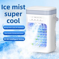 Nouveau Refroidisseur d'Air Évaporatif Portable de Bureau pour l'Été, Ventilateur Climatiseur Rapide avec Fonction Glace pour Maison, Chambre et Extérieur