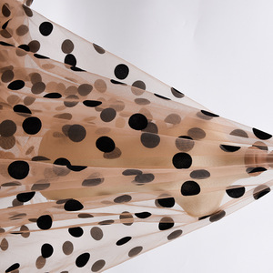 Đổ Xô Polka Dot Pattern Tulle Vải Đổ Xô Lưới Vải Cho Trang Phục - Product Image 2