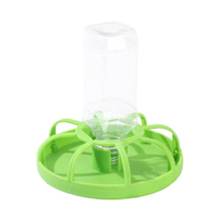 Mangeoire et abreuvoir automatiques pour poulets, grande capacité, pour cailles, poussins, reptiles et tortues, avec bac à nourriture et eau anti-pollution
